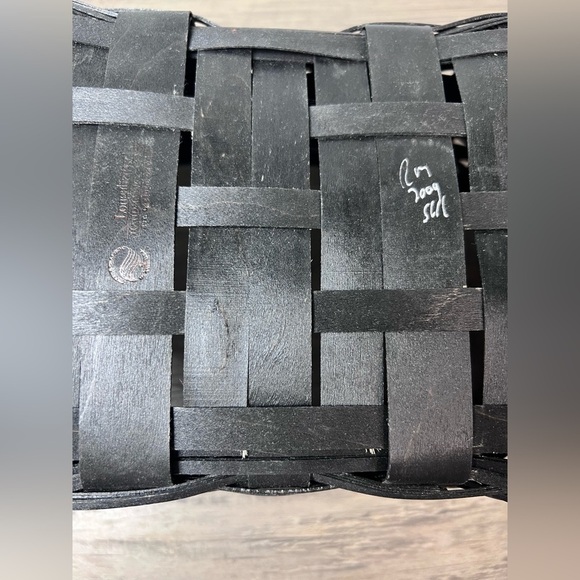 Longaberger Black Cat Basket with Purple Liner - Picture 14 of 14